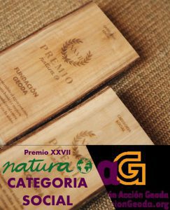 Premio Natura en la categoría social a Acción Geoda